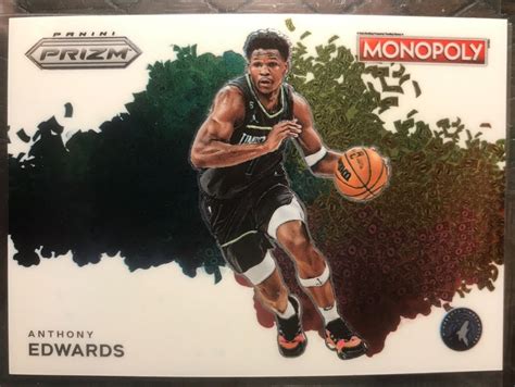 Anthony Edwards Prizm Monopoly Mb Money Blast Ssp Price