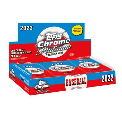 Topps Chrome Platinum Anniversary Baseball Hobby Box Zephyr Epic