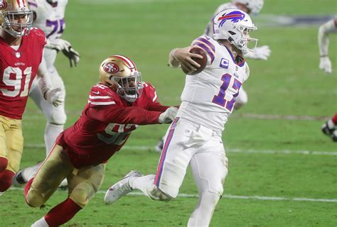 Bills 34 49ers 24 Josh Allen Routs Childhood Team In Arizona