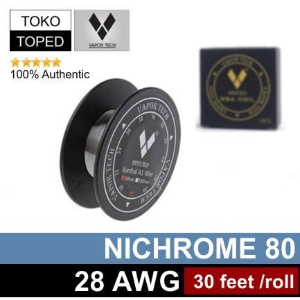 Jual Authentic Vaportech Ni Wire Awg Nichrome Kawat Coil G