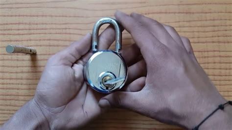 How To Open A Lock Without A Key Youtube