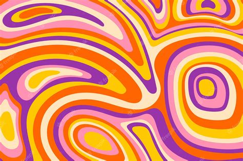 Free Vector | Colorful psychedelic hand drawn background