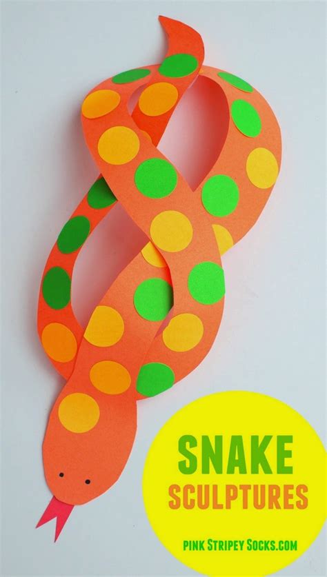 Twisty Snake Sculpture! (Template Included) | Pink Stripey Socks