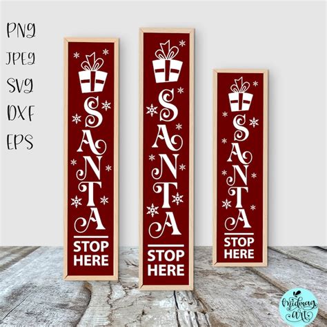 Christmas Porch Sign Svg Etsy