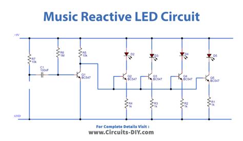 How To Make Music Reactive Dancing Led Circuit