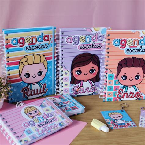 Agenda Escolar Personalizada Elo Produtos Especiais