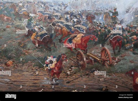 Battle of waterloo napoleon painting hi-res stock photography and ...