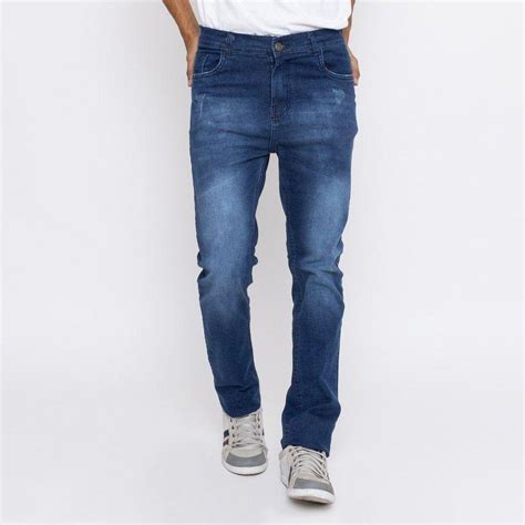 Calça Jeans Masculina Tradicional Lavagem Médio Premium Versatti