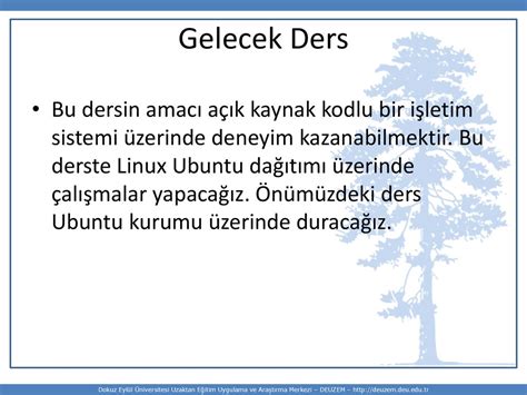 BLP 4211 Açık Kaynak İşletim Sistemi ppt indir