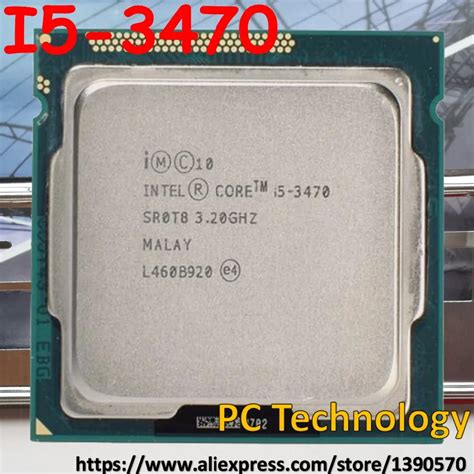 Original Intel Core I5 3470 3.2GHz CPU 6M LGA1155 77W I5 3470 desktop ...