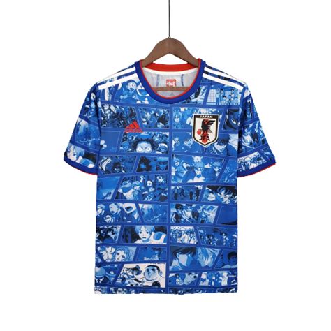 JAPAN BLUE ANIME JERSEY Footy Dripz