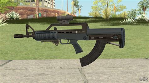 Bullpup Rifle Two Upgrades V6 Old Gen Gta V Für Gta San Andreas