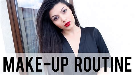 RUTINA MEA DE MACHIAJ MY MAKE UP ROUTINE HD YouTube