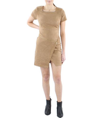 Calvin Klein Suede Dresses For Women Up To 79 Off Lyst