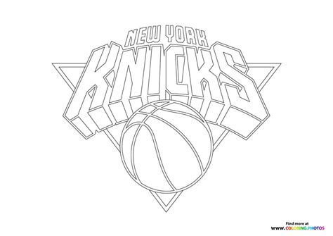 york knicks logo coloring pages  kids