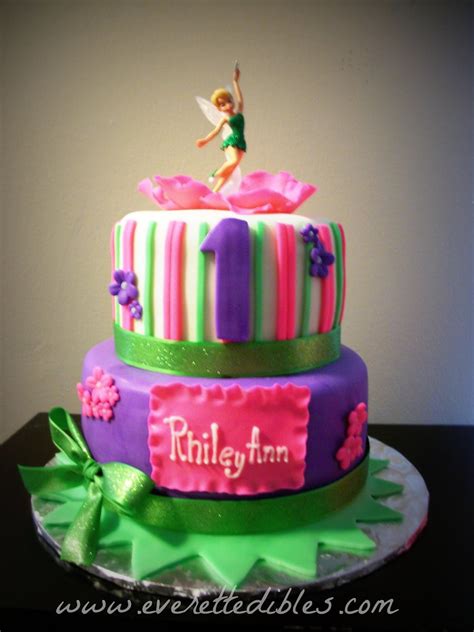 Tinkerbell Birthday Cake By Everett Edibles Ev Flickr