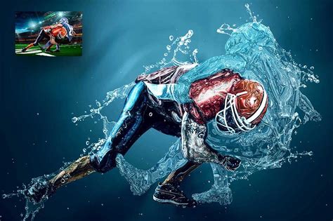 Water Splash Photoshop Action - Design Cuts