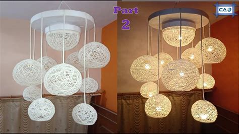 Make A Home Made Wrapped Balloon Lamp Part 2 Easy Home Made Lamp By