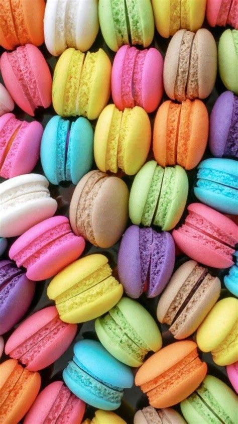 Mucho Color Macaroon Wallpaper Cute Food Wallpaper Food Wallpaper