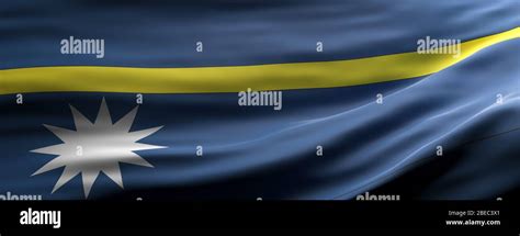 Nauru sign symbol, national flag waving texture background, Nauru ...