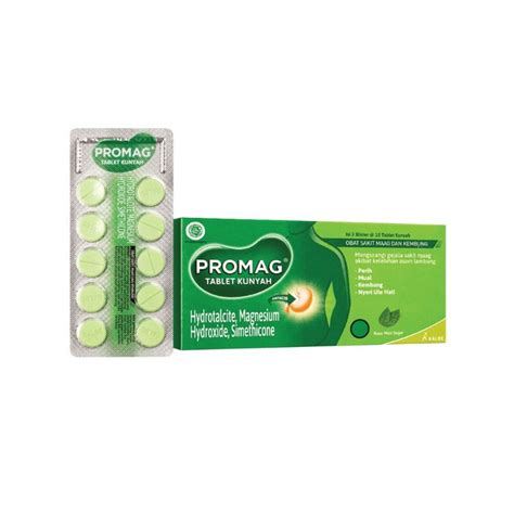 Jual Promag Tablet Obat Sakit Maag Kembung Box Blister