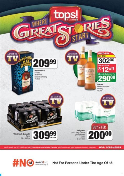 Tops At SPAR Western Cape Where Great Stories Starts 22 November