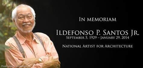 Ildefonso P. Santos Jr. (Filipino Architect) ~ Bio with [ Photos | Videos ]