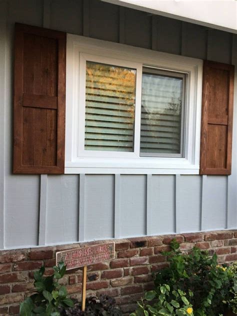 Rustic Farmhouse Cedar Shutters Cedar Shutters Shutters Exterior