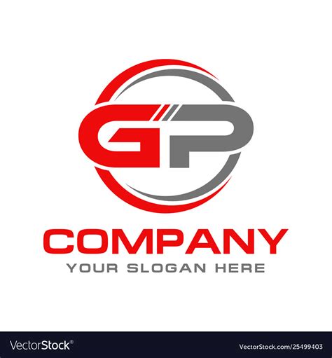 Gp logo Royalty Free Vector Image - VectorStock