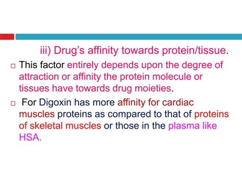 Factors effecting on protein binding | PPT