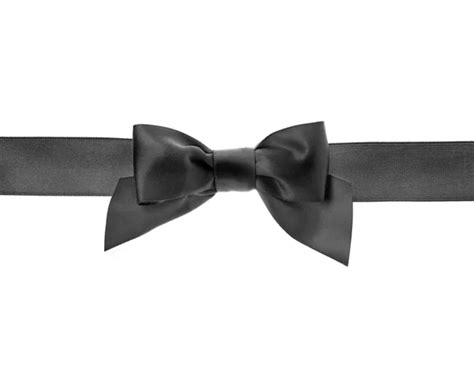 Black ribbon bow — Stock Photo © Madllen #13835189