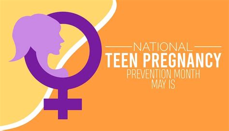 Premium Vector National Teen Pregnancy Prevention Month Observed