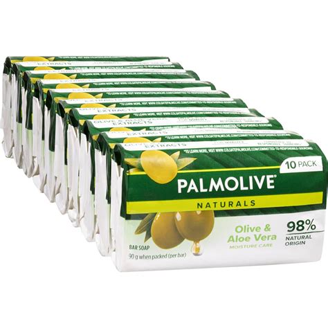 Palmolive Soap Bars Olive Aloe Vera Pack Woolworths