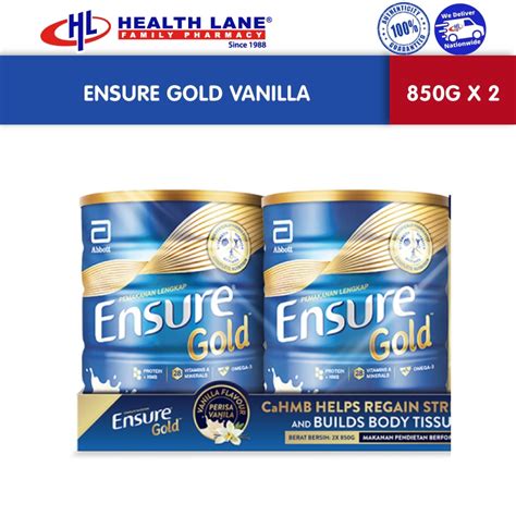 Ensure Gold Vanilla 850g X 2 Shopee Malaysia