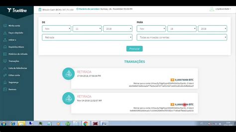Truemine PROVA DE PAGAMENTO Mais De 100 Mil Satoshis Em Bitcoin YouTube