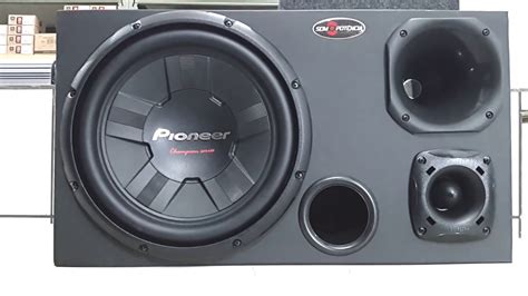CAIXA TRIO PIONEER 400W SELENIUM D250X + MÓDULO TARAMPS - YouTube