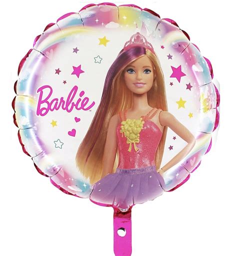 Balon Foliowy Okrągły Lalka Barbie 45 cm Urodziny 12235339441 Allegro pl