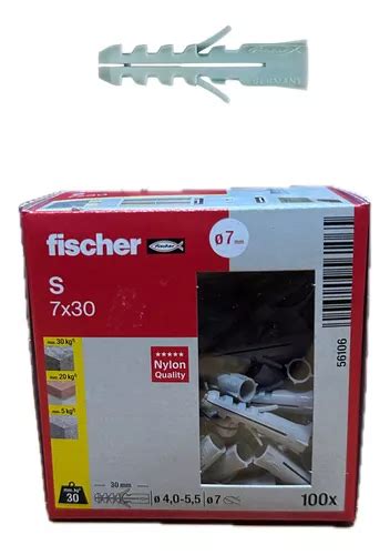 Taquete Plastico Fischer S Nylon Pzs Env O Gratis