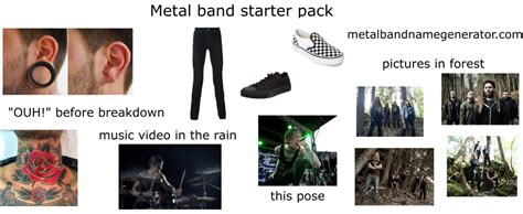 Metal Band Starterpack Rstarterpacks