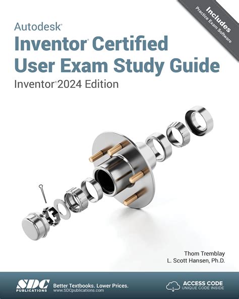 Autodesk Inventor Certified User Exam Study Guide Book 9781630575953