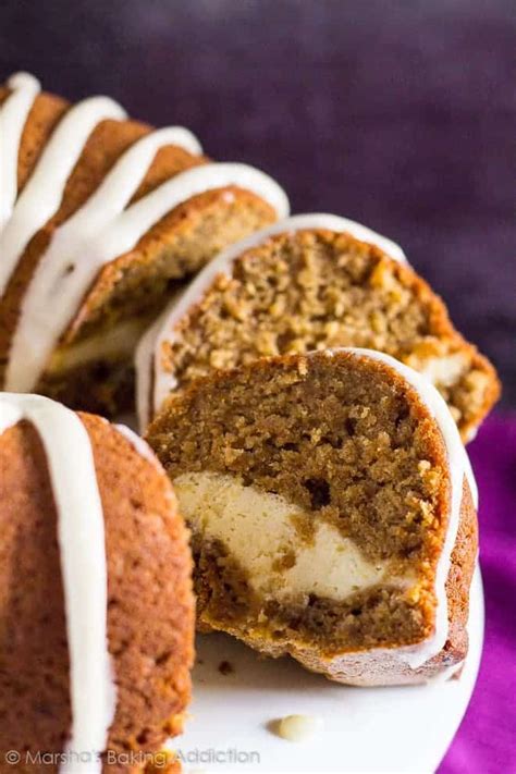 Cheesecake Swirl Carrot Bundt Cake A Deliciously Moist And Fluffy