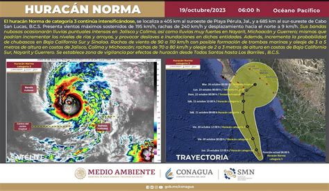 Alerta Por Hurac N Norma En M Xico Impressiones Mx