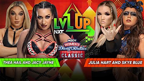 Nxt Lvl Up Jacy Jayne And Thea Hail Vs Julia Hart And Skye Blue