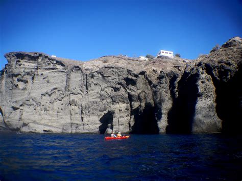 Morning Sea Kayak Snorkeling Tour In Santorini Tourist Journey