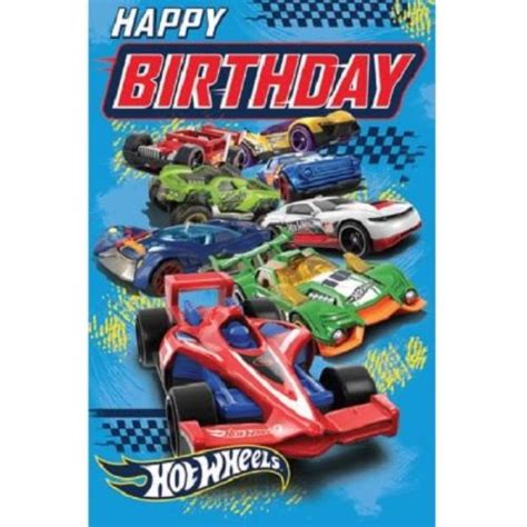 Hot Wheels Birthday Card Thomas Online