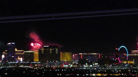 01 01 2020 Las Vegas Strip Fireworks Youtube