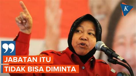 Respons Risma Soal Peluang Dirinya Maju Di Pilgub DKI 2024 YouTube