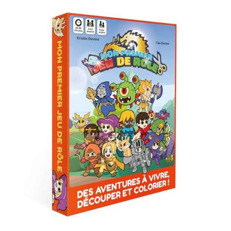 Mon Premier Jeu De Role Une Aventure Colorier Coffret Int Gral