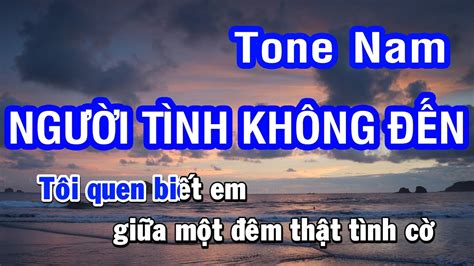 Karaoke Ng I T Nh Kh Ng N Tone Nam C M Nhan Ktv Youtube