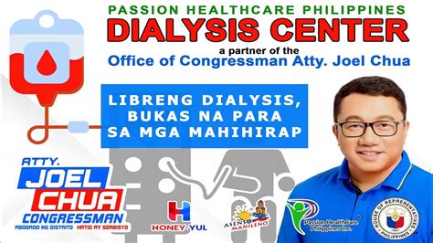 KAUNA UNAHANG DIALYSIS CENTER SA BINONDO BINUKSAN NA DIALYSIS PARA SA